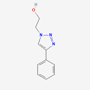 molecular formula C10H11N3O B7943183 2-(4-Phenyl-1h-1,2,3-triazol-1-yl)ethanol 