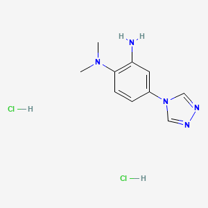 molecular formula C10H15Cl2N5 B7943360 C10H15Cl2N5 