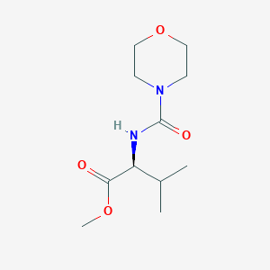 molecular formula C11H20N2O4 B7943443 N-morpholinecarbonyl-valine methyl ester 
