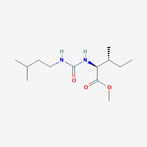 molecular formula C13H26N2O3 B7943461 (2S,3R)-methyl 2-(3-isopentylureido)-3-methylpentanoate 