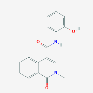 N-(2-hydroxyphenyl)-2-methyl-1-oxo-1,2-dihydroisoquinoline-4-carboxamide