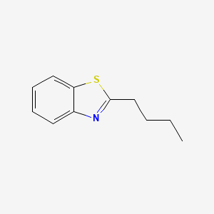 molecular formula C11H13NS B7943483 2-Butyl-1,3-benzothiazole CAS No. 100182-85-2