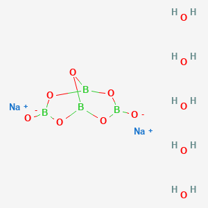 molecular formula B4H10Na2O12 B7943484 Borax pentahydrate 
