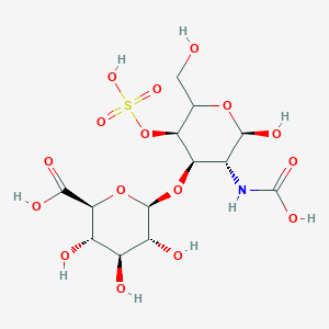 (5)-2-(Carboxyamino)-2-deoxy-3-O--D-glucopyranuronosyl-4-O-sulf o--L-arabino-hexopyranose
