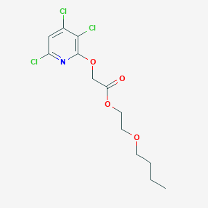 molecular formula C13H16Cl3NO4 B7943551 (3,4,6-Trichloro-2-pyridyl)oxyacetic acid 2-butoxyethyl 