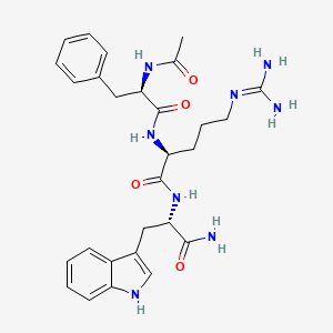 molecular formula C28H36N8O4 B7943688 Ac-DPhe-Arg-Trp-NH2 