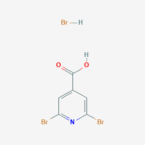 molecular formula C6H4Br3NO2 B7943786 2,6-Dibromopyridine-4-carboxylic acid;hydrobromide 