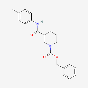 molecular formula C21H24N2O3 B7943819 Benzyl 3-[(4-methylphenyl)carbamoyl]piperidine-1-carboxylate 