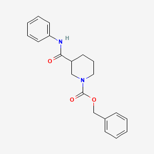 molecular formula C20H22N2O3 B7943823 Benzyl 3-(phenylcarbamoyl)piperidine-1-carboxylate 