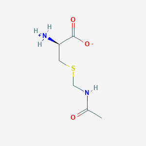 molecular formula C6H12N2O3S B7943958 (2S)-3-(acetamidomethylsulfanyl)-2-azaniumylpropanoate 