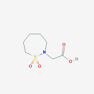 (1,1-Dioxido-1,2-thiazepan-2-yl)acetic acid