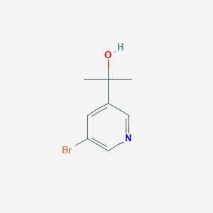molecular formula C8H10BrNO B7944077 2-(5-溴吡啶-3-基)丙-2-醇 
