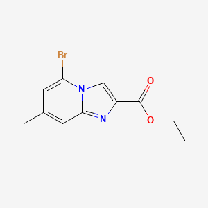 Ethyl 5-bromo-7-methylimidazo[1,2-A]pyridine-2-carboxylate