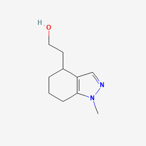 2-(1-Methyl-4,5,6,7-tetrahydro-1H-indazol-4-yl)ethanol