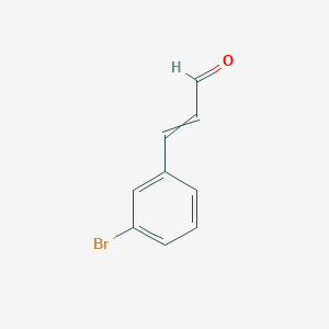 molecular formula C9H7BrO B7944158 3-(3-Bromophenyl)-2-propenal 