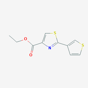 Ethyl 2-thiophen-3-yl-1,3-thiazole-4-carboxylate