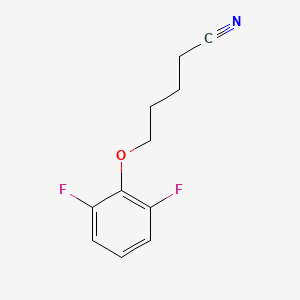 molecular formula C11H11F2NO B7944410 5-(2,6-Difluoro-phenoxy)pentanenitrile CAS No. 1443322-30-2