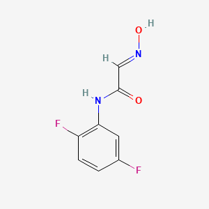molecular formula C8H6F2N2O2 B7944439 N-(2,5-difluorophenyl)-2-(hydroxyimino)acetamide 