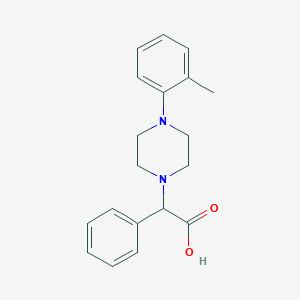 2-[4-(2-Methylphenyl)piperazin-1-yl]-2-phenylacetic acid