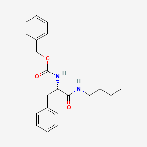 molecular formula C21H26N2O3 B7944799 benzyl N-[(2S)-1-(butylamino)-1-oxo-3-phenylpropan-2-yl]carbamate 