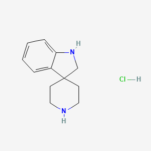 molecular formula C12H17ClN2 B7944835 Spiro[indoline-3,4'-piperidine] hydrochloride 
