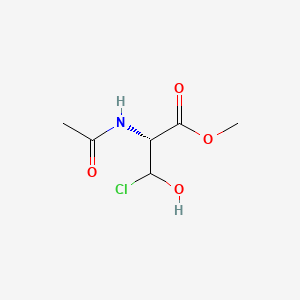 molecular formula C6H10ClNO4 B7944859 (2R)-Methyl 2-acetamido-3-chloro-3-hydroxypropanoate 
