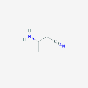 molecular formula C4H8N2 B7944948 (S)-3-氨基丁腈 
