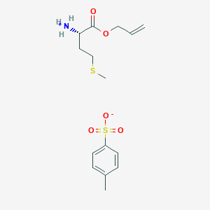 molecular formula C15H23NO5S2 B7945015 4-Methylbenzenesulfonate;[(2S)-4-methylsulfanyl-1-oxo-1-prop-2-enoxybutan-2-yl]azanium 