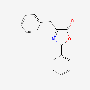 molecular formula C16H13NO2 B7945017 4-Benzyl-2-phenyloxazol-5(2H)-one 