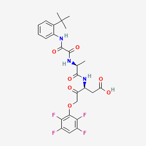 molecular formula C27H28F4N2O8 B7945054 Emricasan CAS No. 624747-15-5