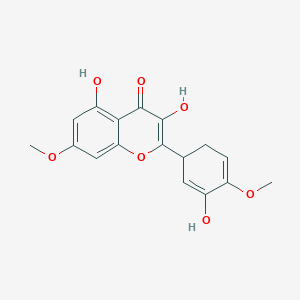 3,5-Dihydroxy-2-(3-hydroxy-4-methoxycyclohexa-2,4-dien-1-yl)-7-methoxy-4H-chromen-4-one