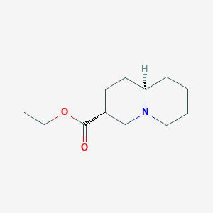 molecular formula C12H21NO2 B7945122 cis-Ethyl octahydro-1H-quinolizine-3-carboxylate 