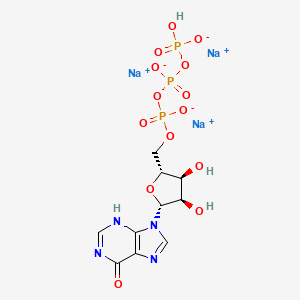 molecular formula C10H12N4Na3O14P3 B7945132 CID 53486218 