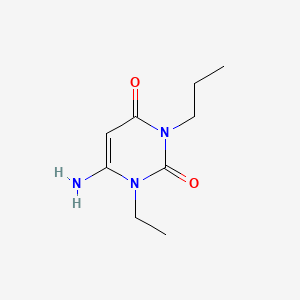 molecular formula C9H15N3O2 B7945151 6-Amino-1-ethyl-3-propyluracil CAS No. 72361-28-5