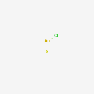 molecular formula C2H6AuClS B7945209 chlorogold;methylsulfanylmethane 