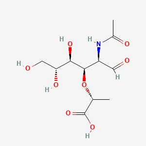 molecular formula C11H19NO8 B7945222 (R)-2-Acetamido-3-O-(1-carboxyethyl)-2-deoxy-D-glucose CAS No. 99880-82-7