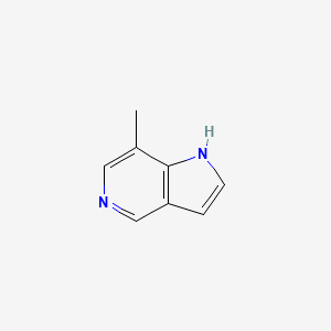 molecular formula C8H8N2 B7945298 7-Methyl-1H-pyrrolo[3,2-c]pyridine CAS No. 1082041-00-6