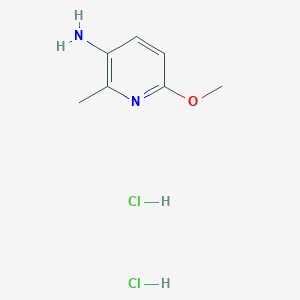 molecular formula C7H12Cl2N2O B7945346 6-Methoxy-2-methylpyridin-3-amine dihydrochloride 