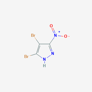 molecular formula C3HBr2N3O2 B7945349 CID 13707997 