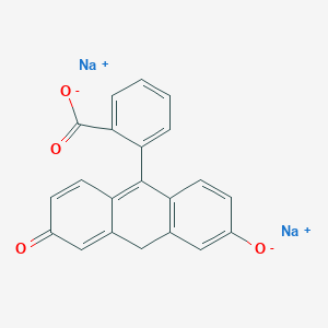 molecular formula C21H12Na2O4 B7945367 苯甲酸2-(6-氧代-3-氧代-3,10-二氢蒽-9-基)钠 