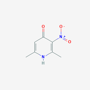 molecular formula C7H8N2O3 B079454 2,6-二甲基-3-硝基吡啶-4-醇 CAS No. 13603-45-7
