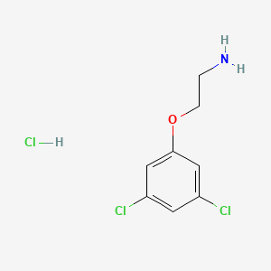molecular formula C8H10Cl3NO B7945434 2-(3,5-Dichlorophenoxy)ethanamine, Hydrochloride 