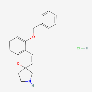 5-(Benzyloxy)spiro[chromene-2,3-pyrrolidine] hydrochloride