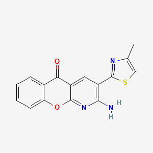 2-Amino-3-(4-methyl-1,3-thiazol-2-yl)chromeno[2,3-b]pyridin-5-one