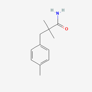 molecular formula C12H17NO B7945637 2,2-Dimethyl-3-(4-methylphenyl)propanamide 