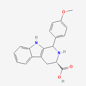 molecular formula C19H18N2O3 B7945731 1-(4-Methoxyphenyl)-1,2,3,4-tetrahydro-beta-carboline-3alpha-carboxylic acid 