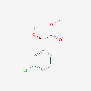 molecular formula C9H9ClO3 B7945817 (S)-Methyl 2-(3-chlorophenyl)-2-hydroxyacetate 