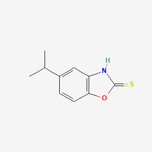 2(3H)-Benzoxazolethione, 5-(1-methylethyl)-