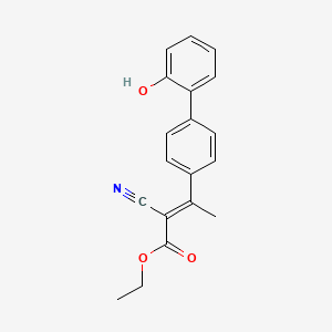 ethyl (E)-2-cyano-3-[4-(2-hydroxyphenyl)phenyl]but-2-enoate