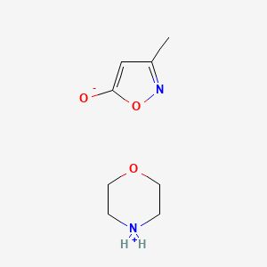 3-Methyl-1,2-oxazol-5-olate;morpholin-4-ium
